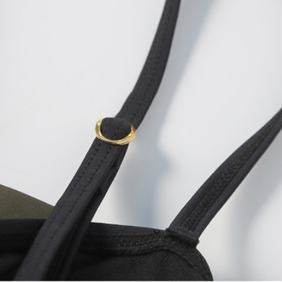 Asymmetric belly covering swimsuit - Picture 5 of 7